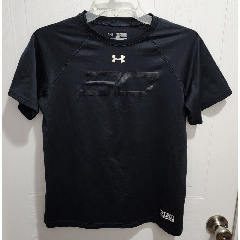 Under Armour Warriors Stephen Curry Back 2 Back MVP Basketball T-Shirt Youth YXL